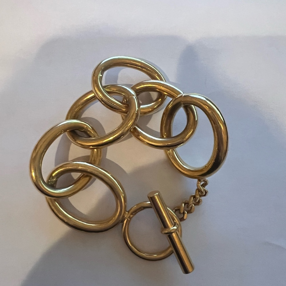 Vintage Chanel jumbo link chain bracelet